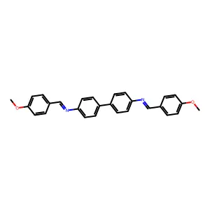 N,N'-Bis(p-methoxybenzylidene)benzidine structure