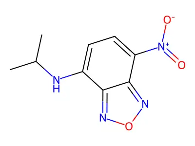 7-nitro-N-(propan-2-yl)-2,1,3-benzoxadiazol-4-amine structure
