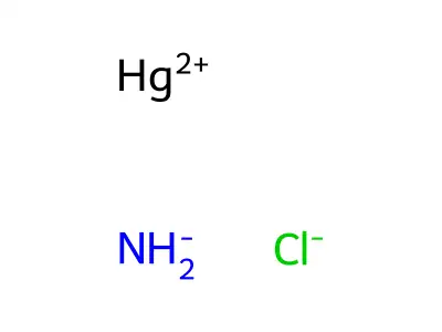 氯化氨基汞 structure