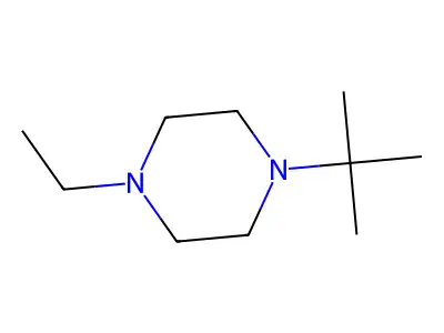 1-Tert-butyl-4-ethylpiperazine structure