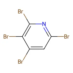 2,3,4,6-Tetrabromopyridine structure