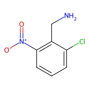 (2-Chloro-6-nitrophenyl)methanamine structure