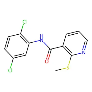 N-(2,5-Dichlorophenyl)-2-(methylthio)nicotinamide structure