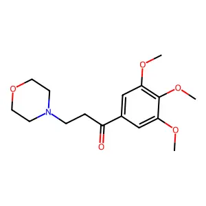 3-(Morpholin-4-yl)-1-(3,4,5-trimethoxyphenyl)propan-1-one structure