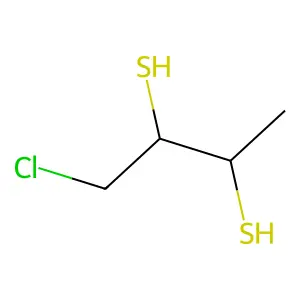 1-氯丁烷-2,3-二硫醇 structure