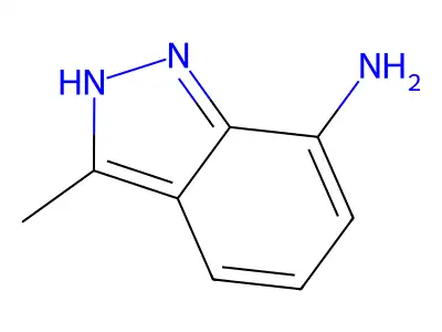 1H-Indazol-7-amine, 3-methyl- structure