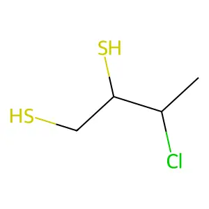 3-氯-1,2-丁二硫醇 structure