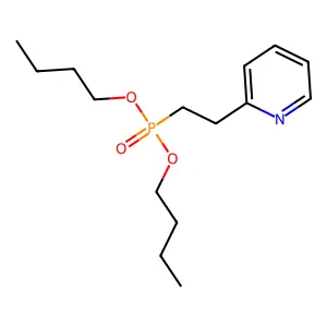 Phosphonic acid, [2-(2-pyridinyl)ethyl]-, dibutyl ester structure