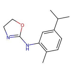 N-(2-噁唑啉-2-基)香芹酚胺 structure
