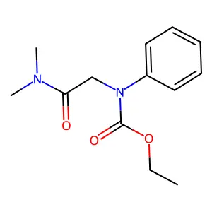 Carbanilic acid, N-(dimethylcarbamoylmethyl)-, ethyl ester structure