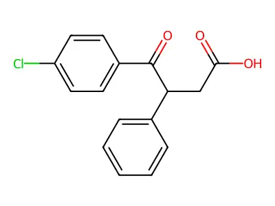 4-(4-Chlorophenyl)-4-oxo-3-phenylbutanoic acid structure