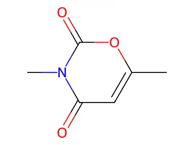 3,6-Dimethyl-1,3-oxazine-2,4-dione structure