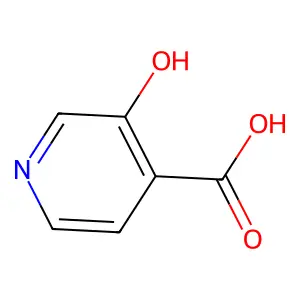 3-Hydroxy-4-pyridinecarboxylic acid structure