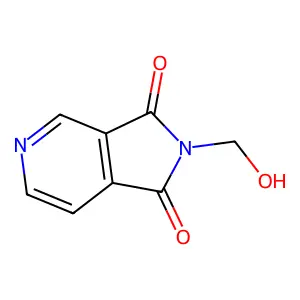 2-(hydroxymethyl)-1H-pyrrolo[3,4-c]pyridine-1,3(2H)-dione structure