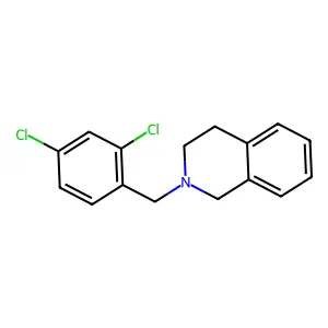 2-(2,4-Dichlorobenzyl)-1,2,3,4-tetrahydroisoquinoline structure