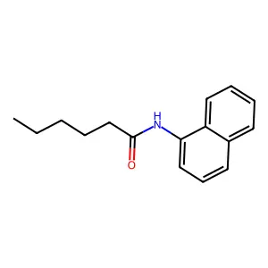 N-(1-Naphthyl)hexanamide structure
