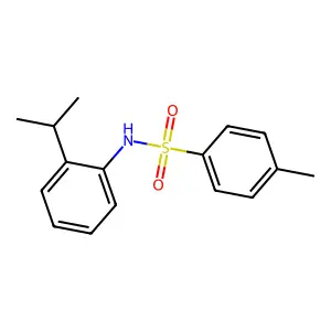 4-methyl-N-(2-propan-2-ylphenyl)benzenesulfonamide structure