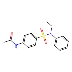 N-[4-[ethyl(phenyl)sulfamoyl]phenyl]acetamide structure
