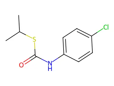 S-Isopropyl N-(4-chlorophenyl)thiolcarbamate structure