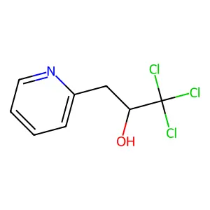 alpha-(Trichloromethyl)-2-pyridineethanol structure