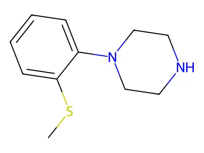 1-(2-(Methylthio)phenyl)piperazine structure