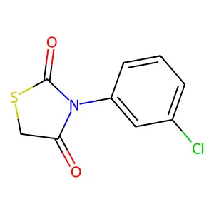 3-(3-Chlorophenyl)-1,3-thiazolidine-2,4-dione structure