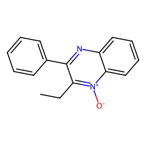 2-Ethyl-3-phenylquinoxaline 1-oxide structure