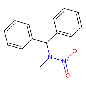 Benzenemethanamine, N-methyl-N-nitro-alpha-phenyl- structure