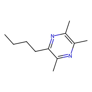 2-Butyl-3,5,6-trimethylpyrazine structure