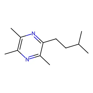 2,3,5-Trimethyl-6-isopentylpyrazine structure