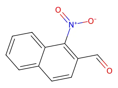 1-Nitro-2-naphthaldehyde structure