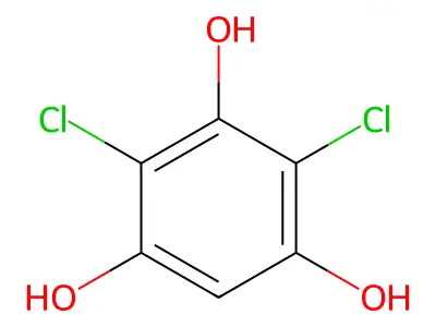 2,2-Dichlorocyclopentene-1,3-dione structure