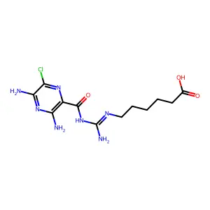 Amiloride caproate structure