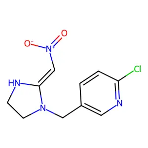 2-Chloro-5-{[2-(nitromethylidene)imidazolidin-1-yl]methyl}pyridine structure
