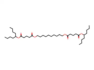 5-O-nonan-5-yl 1-O-[10-(5-nonan-5-yloxy-5-oxopentanoyl)oxydecyl] pentanedioate structure