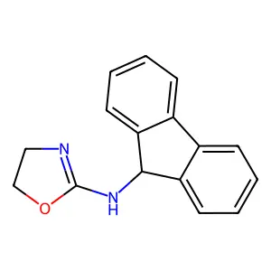 Fluoren-9-amine, N-(2-oxazolin-2-yl)- structure