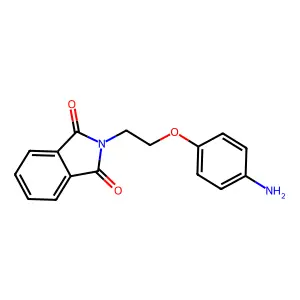 1H-Isoindole-1,3(2H)-dione, 2-[2-(4-aminophenoxy)ethyl]- structure