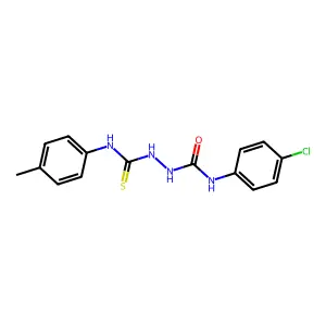 1-(4-Chlorophenyl)-3-[(4-methylphenyl)carbamothioylamino]urea structure