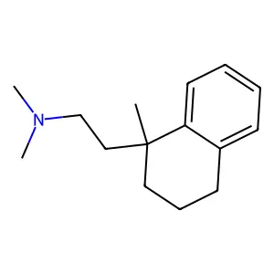 N,N-Dimethyl-2-(1-methyl-1,2,3,4-tetrahydronaphthalen-1-yl)ethan-1-amine structure