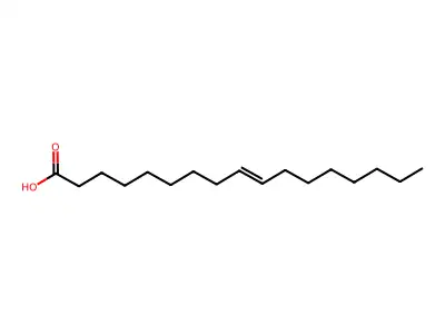 9E-heptadecenoic acid structure
