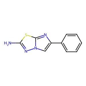 6-Phenylimidazo[2,1-b][1,3,4]thiadiazol-2-amine structure