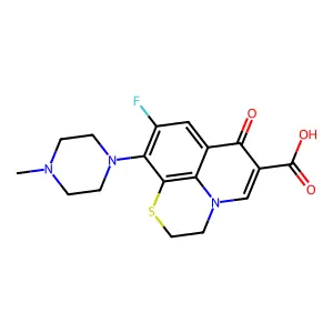 卢氟沙星 structure