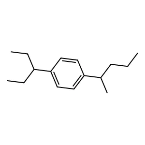1-(2-Pentyl)-4-(3-pentyl)benzene structure