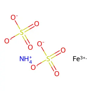 硫酸铁铵 structure