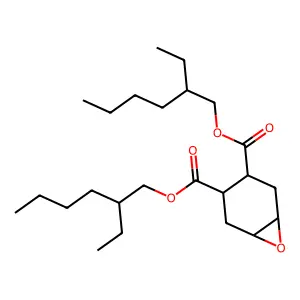 Bis(2-ethylhexyl)-4,5-epoxycyclohexane-1,2-dicarboxylate structure