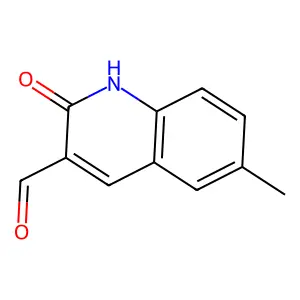 6-Methyl-2-oxo-1,2-dihydroquinoline-3-carbaldehyde structure