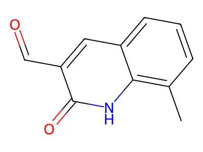 2-Hydroxy-8-methylquinoline-3-carbaldehyde structure