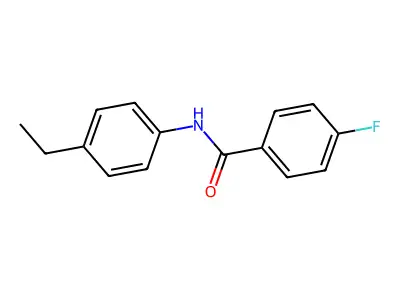 N-(4-ethylphenyl)-4-fluorobenzamide structure