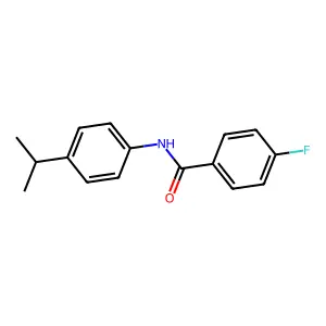 4-Fluoro-N-(4-isopropylphenyl)benzamide structure