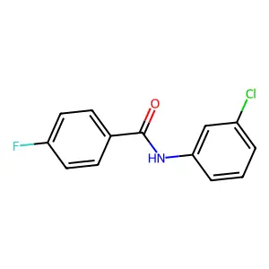 N-(3-Chlorophenyl)-4-fluorobenzamide structure